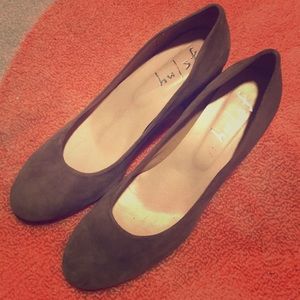 FSNY Trance Suede Block Heels